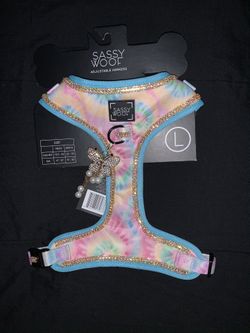 Large Tie Die Blinged Out Harness 