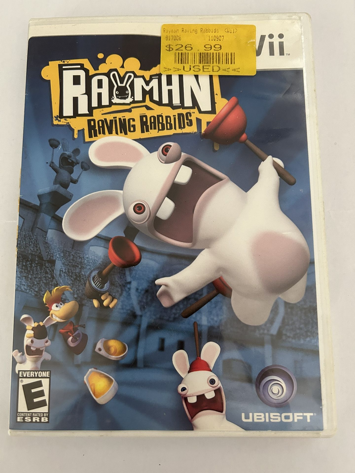 Rayman Raving Rabbids WII PC Ubisoft Video Game
