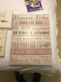 Girls room frames