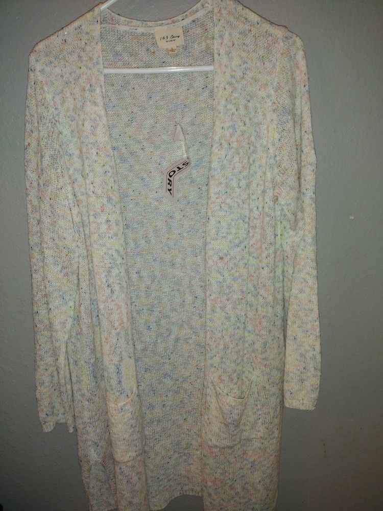 Cardigan 143 story by line up women's cardigan size large