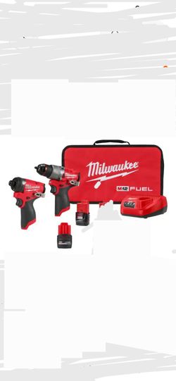 Milwaukee M12 FUEL 12-Volt Lithium-Ion Brushless Cordless Hammer Drill and Impact Driver Combo Kit