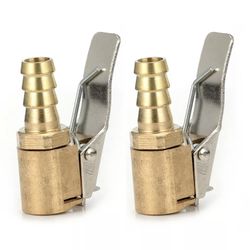 Open Flow Straight Lock-On Air Chuck with Clip for Tire Inflator Car Tool