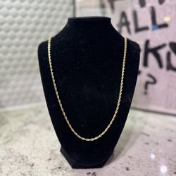 SOLID 14k GOLD ROPE CHAIN  