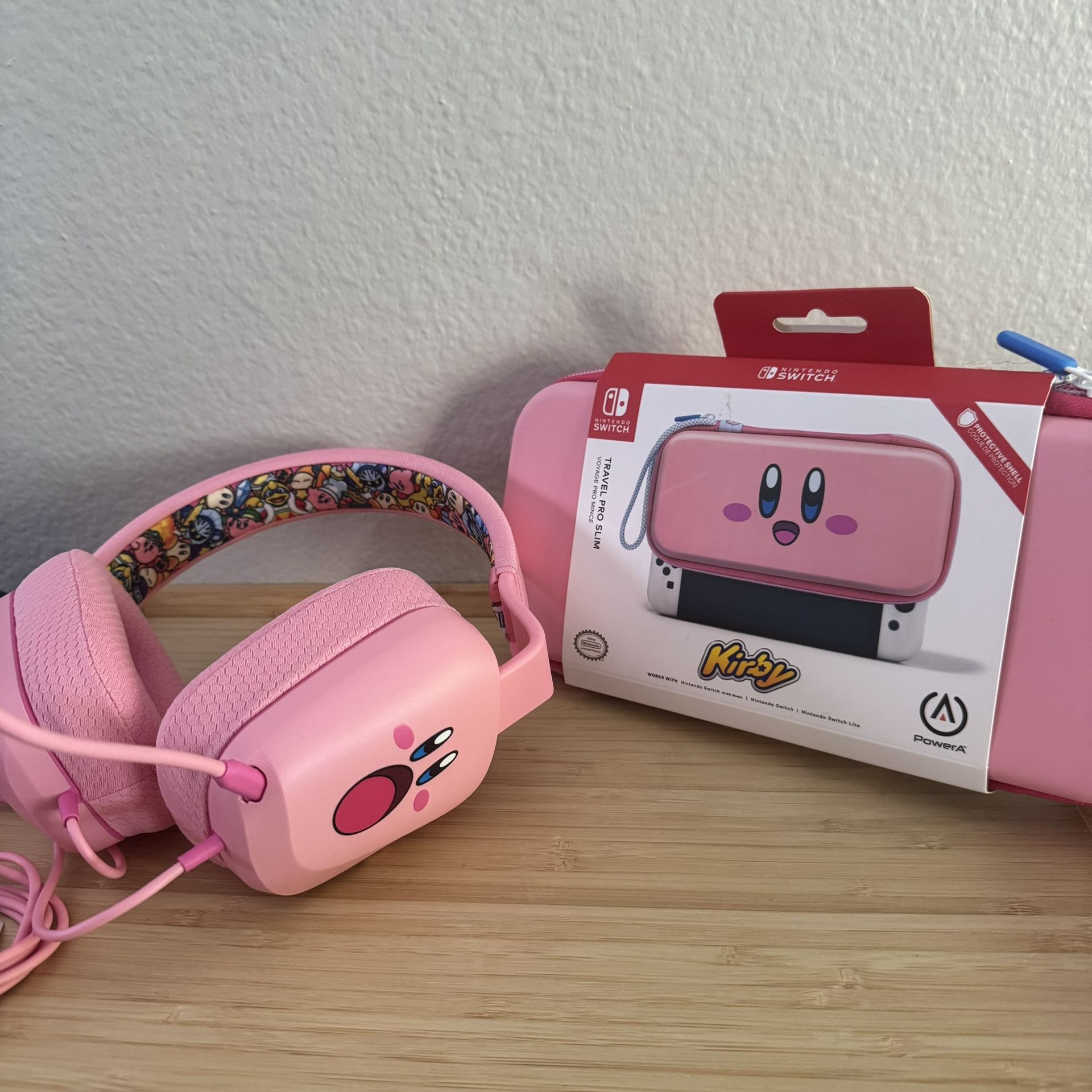Kirby Headset / Nintendo Switch Case