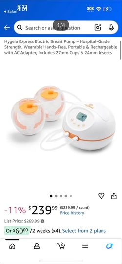 Enfamil formula / Hygiea express  breast pump electric