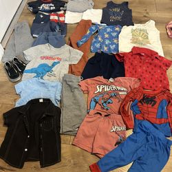 22 Pieces Boys Clothing Lot Bundle 12-24 Months $8 