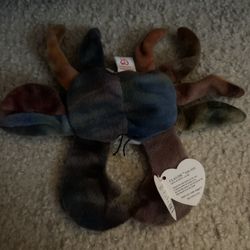 RARE HTF Ty Beanie Baby Claude Crab 1996 