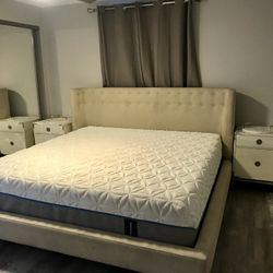 Crate And Barrel King Bed 