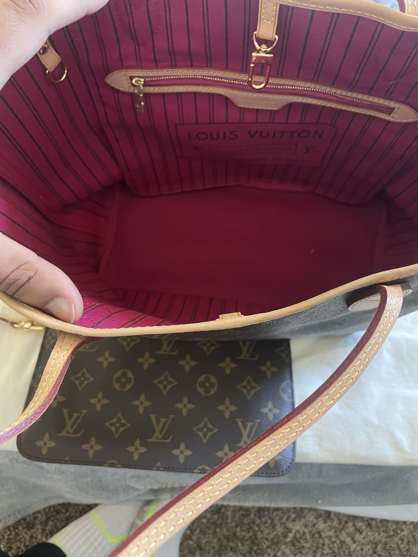 Shop Louis Vuitton NEVERFULL Neverfull mm (N41358) by SkyNS