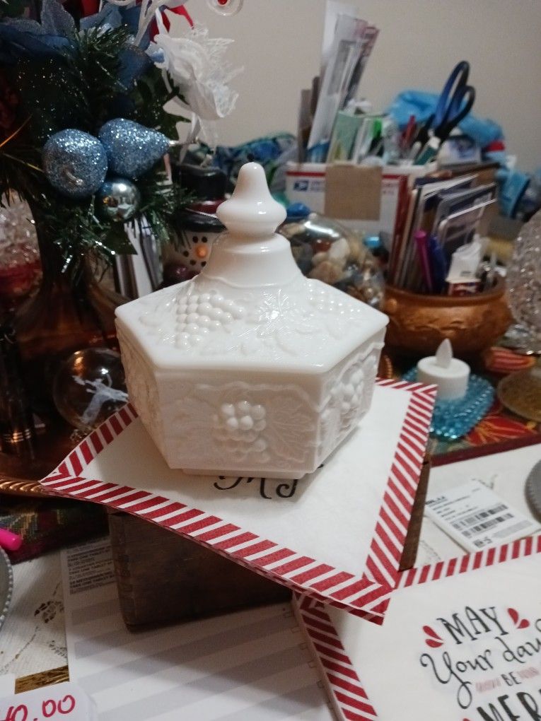 Imperial Glass Milk White Made In USA