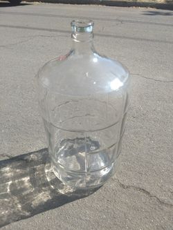 Vintage 5 Gallon Glass Carboy Beer Cider Water Jug
