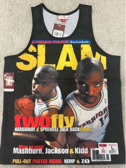 Mitchell & Ness NBA SLAM GOLDEN STATE WARRIORS JERSEY, Size LARGE