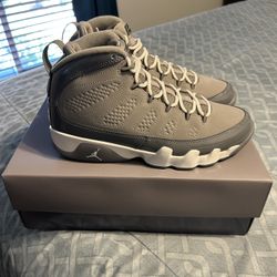 Air Jordan 9 Cool Grey Retro Size 8.5 Mens Brand New Dead Stock. 
