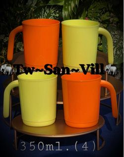 Tupperware Ilumina mugs 350ml