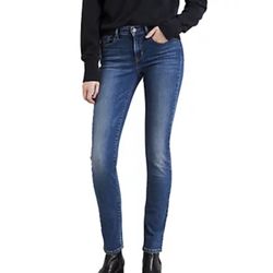 Classic Mid Rise Skinny Jeans Blue Show Tune