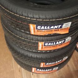Gallant trailer tires, 4new ST225 75r15 $330