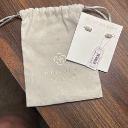Kendra Scott Grayson Crystal Stud Gold Earrings