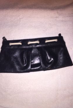 White House Black Market Genuine Leather Clutch Purse!