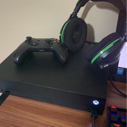 Xbox One X With Headsets