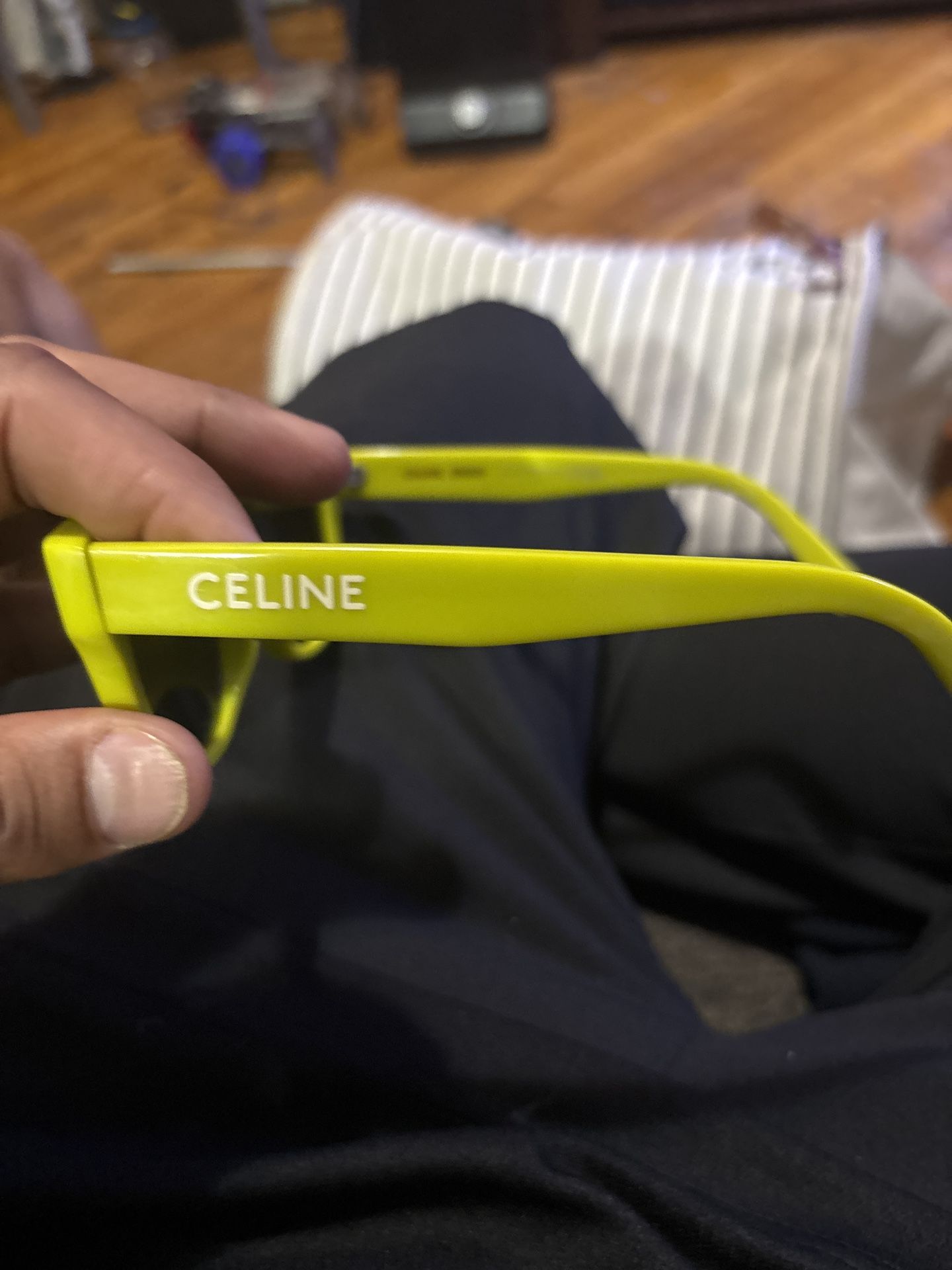 Celine Neon Yellow Sunglasses