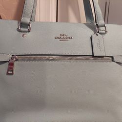 New Coach Tote BagTeal Color Great Valentines Gift (CHECK OUT MY OTHER OFFERS!)  Accept Small Bills Only 10.00 And Below