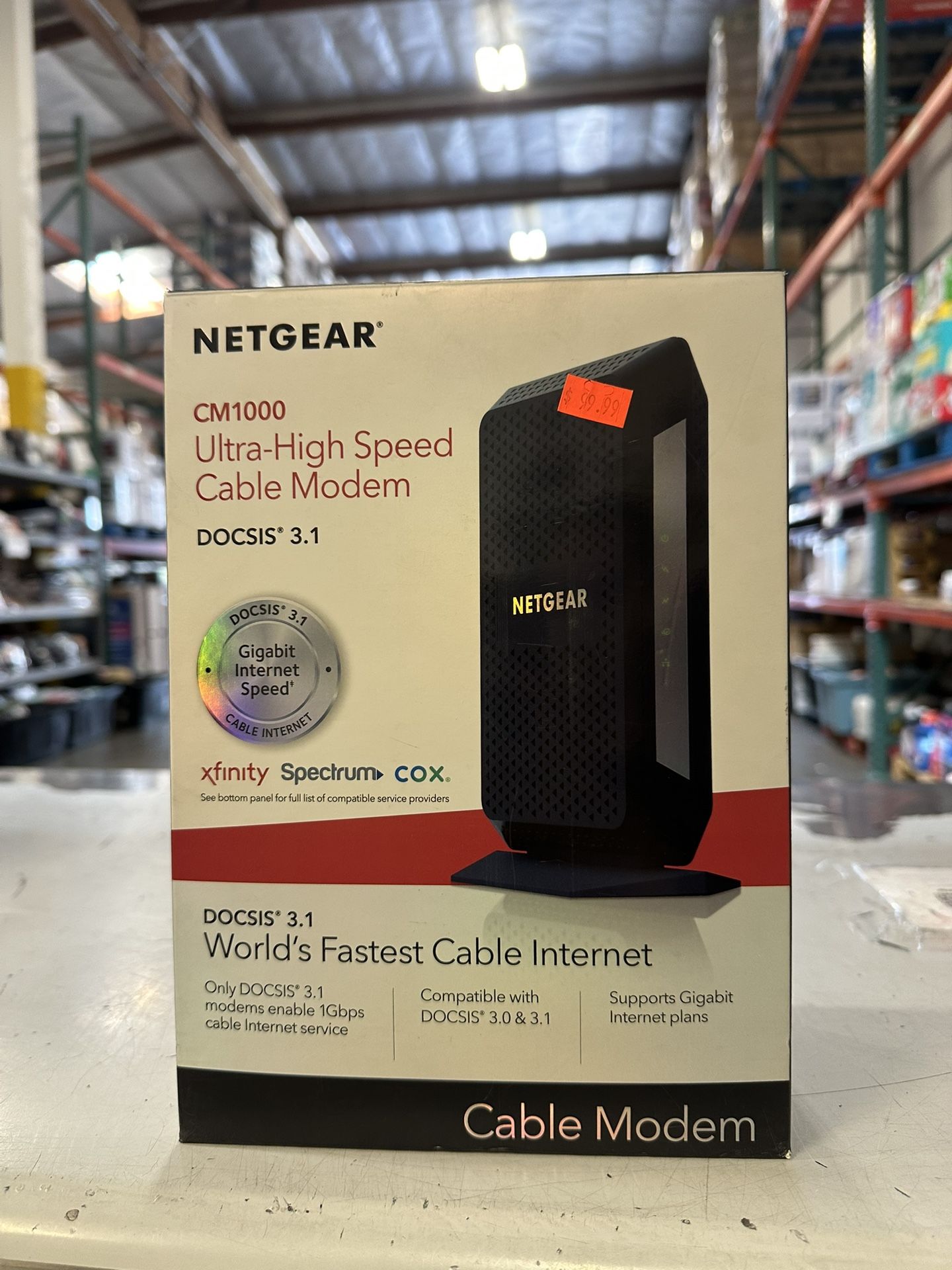 Netgear CM1000 Ultra-Hugh Speed Cable Modem Brand New In Box