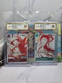 Monkey D. Luffy One Piece TCG lot of 4