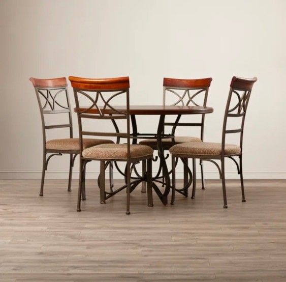 45 Inch Kitchen Table Dinette With Four Chairs