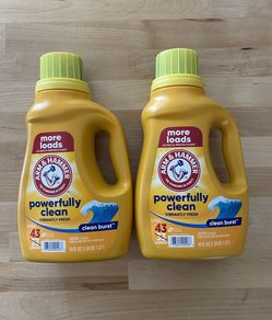 Arm & Hammer laundry detergent- 43 load 2 for $7