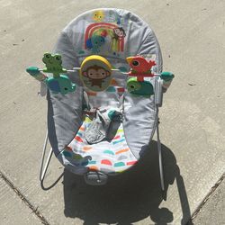 Bright Starts vibrating baby bouncer