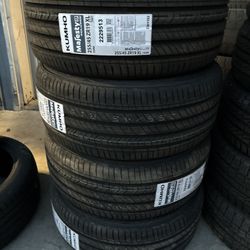 4 New 255/45/19 Kumho Tires  Installed And Balanced 