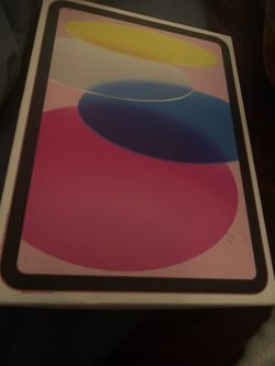 PINK IPAD (A16) new with cover