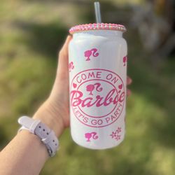 Barbie Shimmer Glass Cup