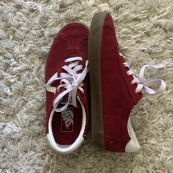 Red Vans Shoes Men’s Size 6 