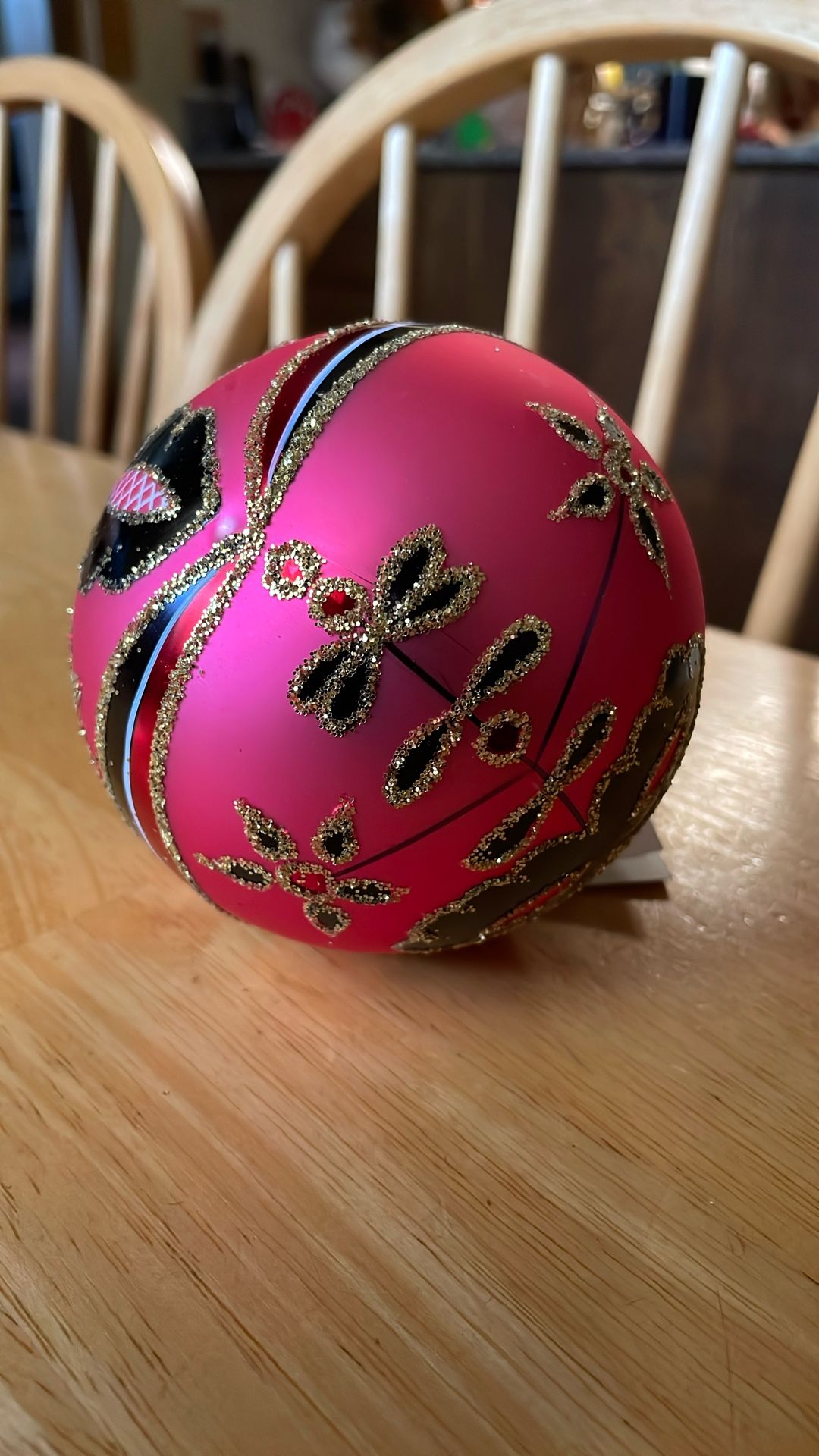 Christopher Radio. “ Alpine Blush Bright Pink Ornament