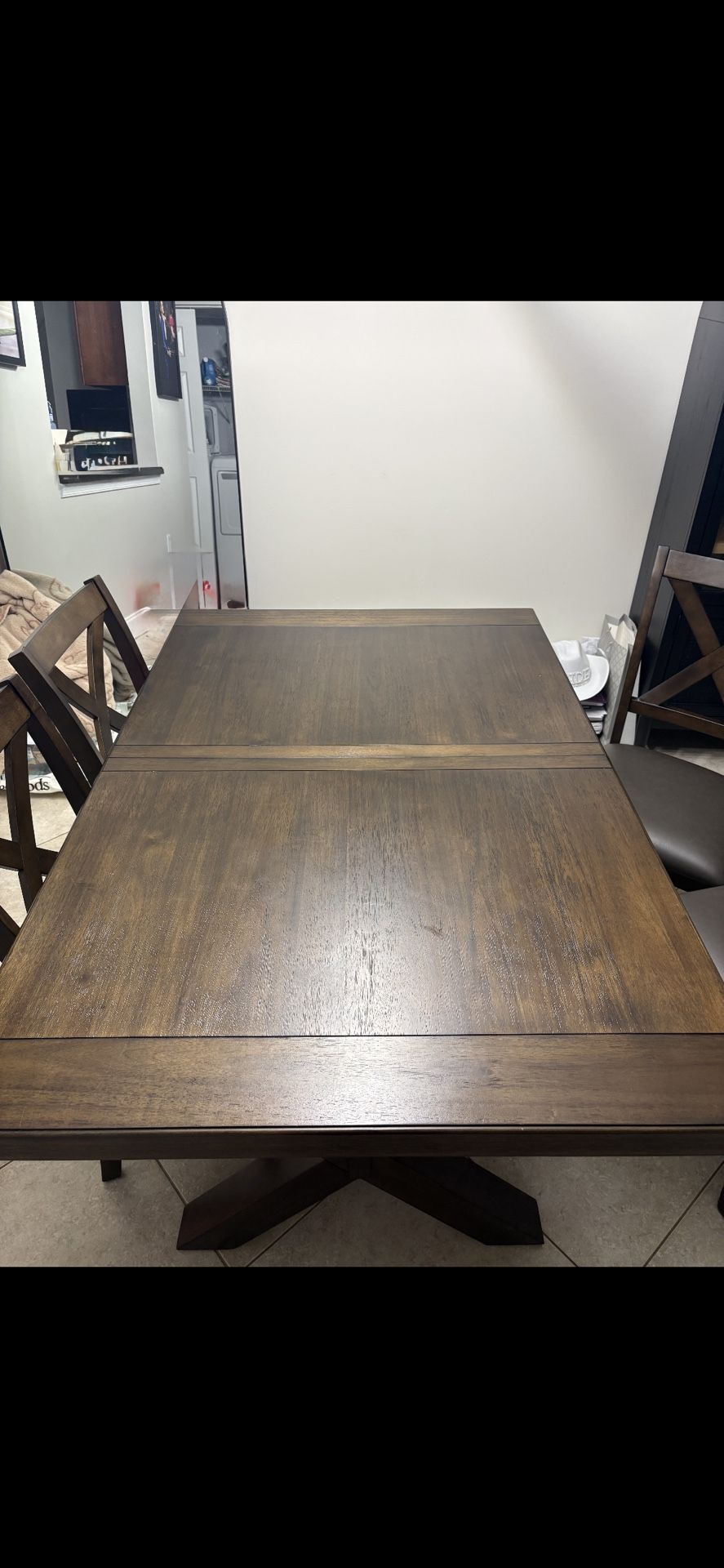 Wood Dining Room Table With 4 Chairs