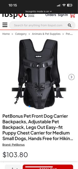 PetBonus XL carrier NWT