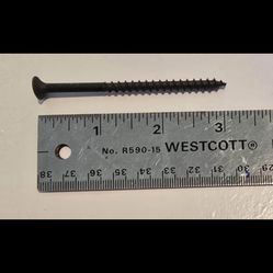Drywall screws, 3.0 inches (3") (2) 1-lbs pkg, course thread, new/unused 