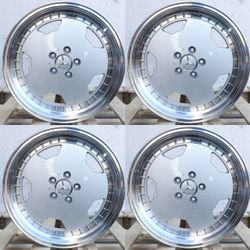 18” Mercedes AMG Aero Monoblock Style Wheels 5x112 18x8 +25 18x9 +30 CB66.56 Staggered Rims