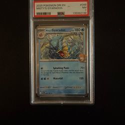 2025 Misty’s Gyarados - PSA 7 GRADED 