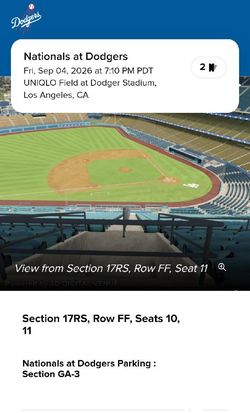 Dodgers Date Night September 4th