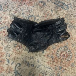 Black Rave Booty Shorts
