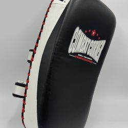 Combat Corner Professional MMA & Muay Thai Boxing Pad White & Black 17.5”