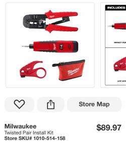 Milwaukee Twisted Pair Install Kit