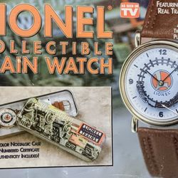 Lionel Collectible Train Watch w/Sounds As Seen On TV Collector's Edition New. Brand New.
