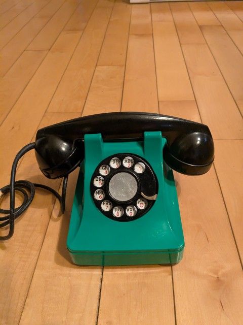 1930s Green Rotary Phone