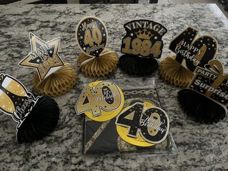 40th Birthday Decorations 
