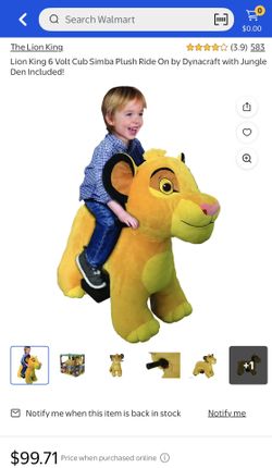 Simba Ride On Toy