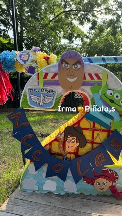 Custom Toy Story Piñata with Characters