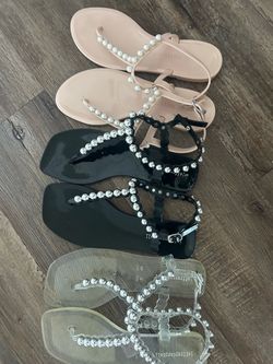 Three pairs of women’s shoes